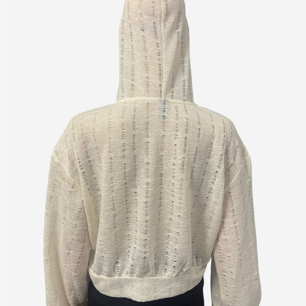 Drawstring Zipper Sweater - Picture 8 of 13